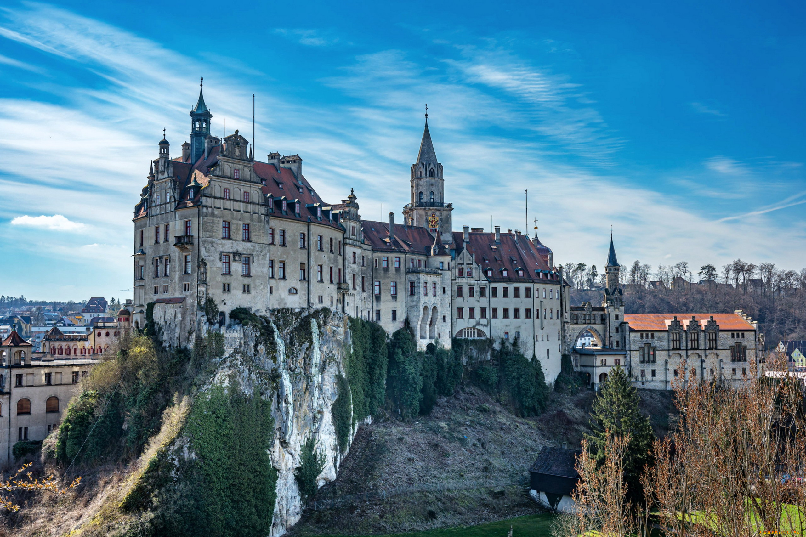 hohenzollern castle, germany, ,  , hohenzollern, castle